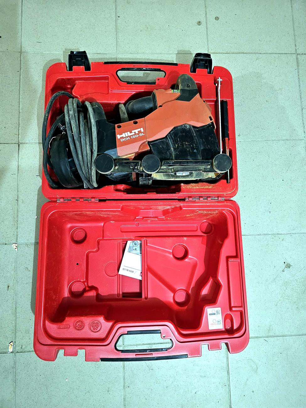 Drážkovacia fréza Hilti DCH 150-SL v kufri