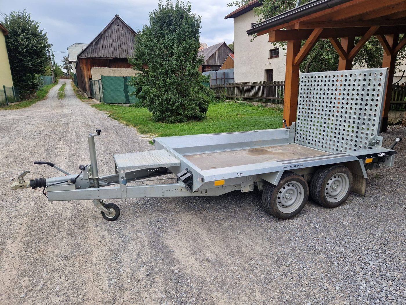 Prívesný vozík na prepravu strojov Martz BAU-3 260/2